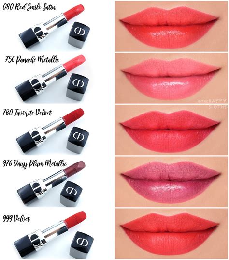 dior lip red